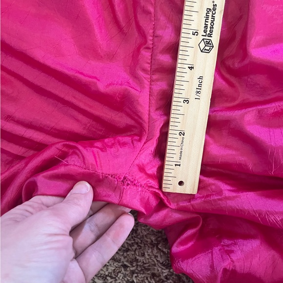 Vintage 90s Adidas Hot Pink Metallic Tracksuit Set Windbreaker Size Large - Picture 14 of 15